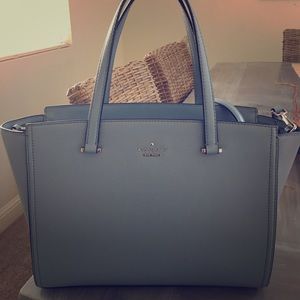 Kate Spade blue leather handbag